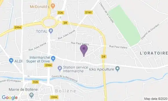 Localisation Combe Ludovic