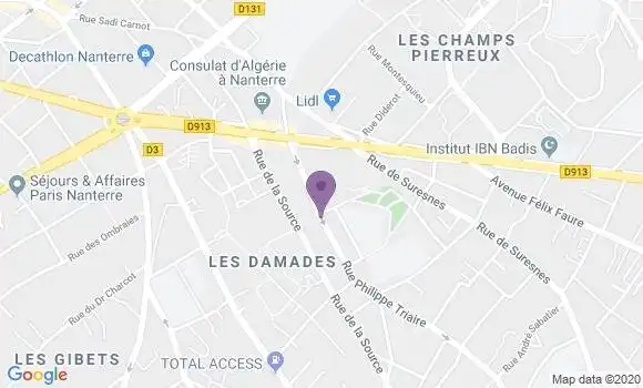 Localisation Averous Lesur Nathalie