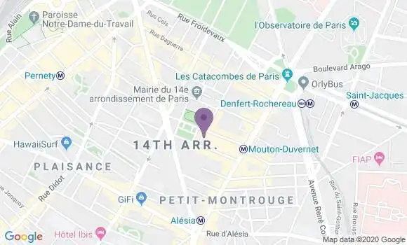 Localisation Baudouin Alain