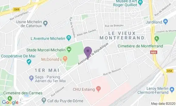 Localisation Maitrias Claude