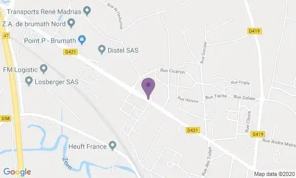 Localisation Thomas Marc