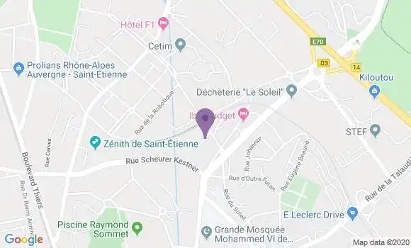 Localisation Busquet Frédéric