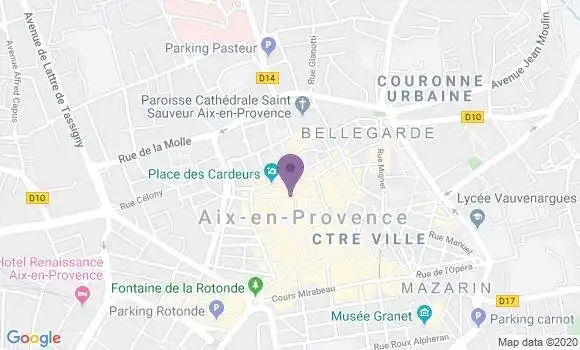Localisation Mtre Fontana Ariane