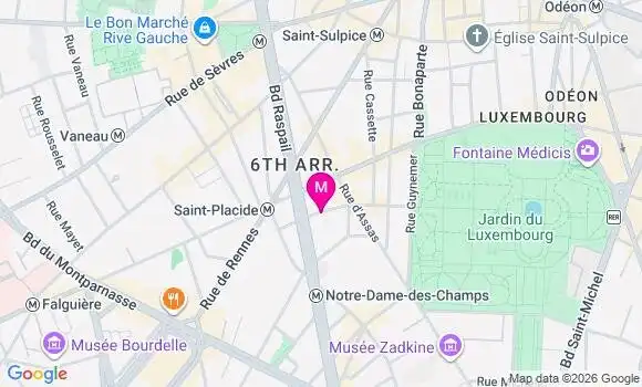 Localisation Mtre Alexandre Juliette