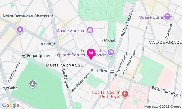 Localisation Mtre Blouet Amélie