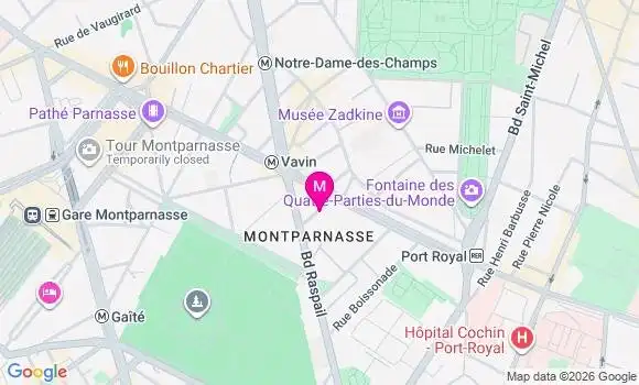 Localisation Mtre Cherki Pascal