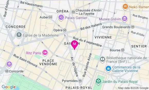 Localisation Mtre Vidal Benjamin