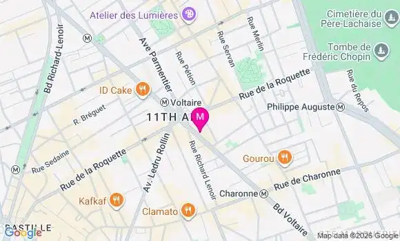Localisation Mtre Deat Pareti Pierre
