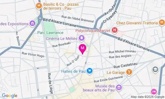 Localisation Mtre Ahmadi Laure