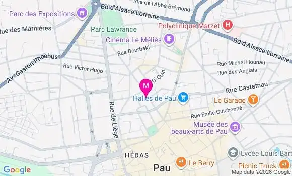 Localisation Mtre Baccarrere Pierre