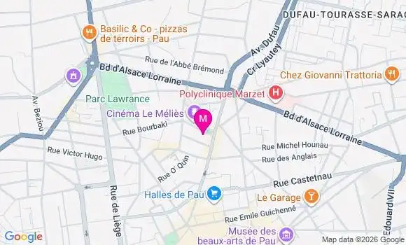 Localisation Mtre Blanche Guillaume