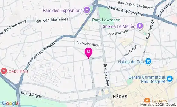 Localisation Mtre Brus Florence