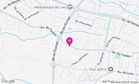 Localisation Mtre Camps Aurore