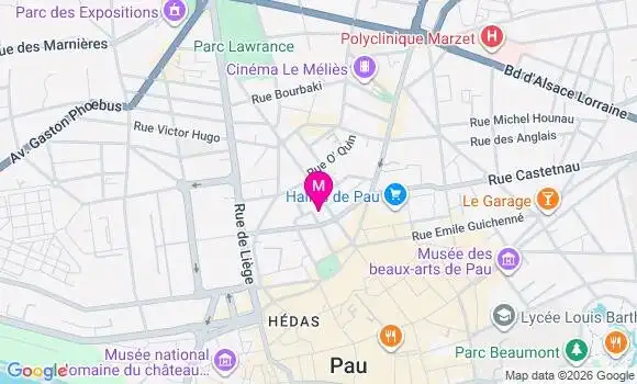 Localisation Mtre Estrade Camille