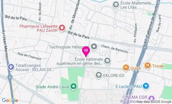 Localisation Mtre Hamtat Olivier