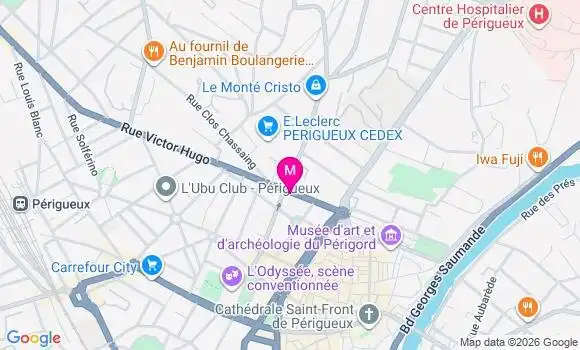 Localisation Mtre Genevay Claire
