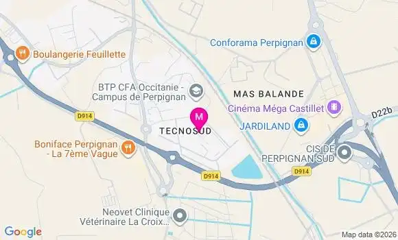Localisation Mtre Alfaro Moreno Bastien