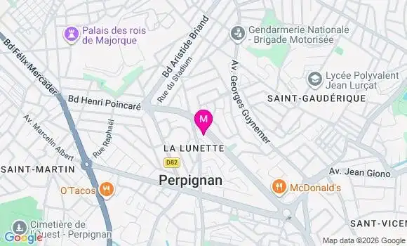 Localisation Mtre Bacquet Baptista