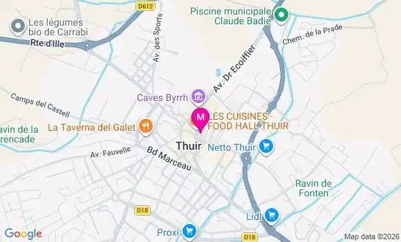 Localisation Mtre Carbonell Camille
