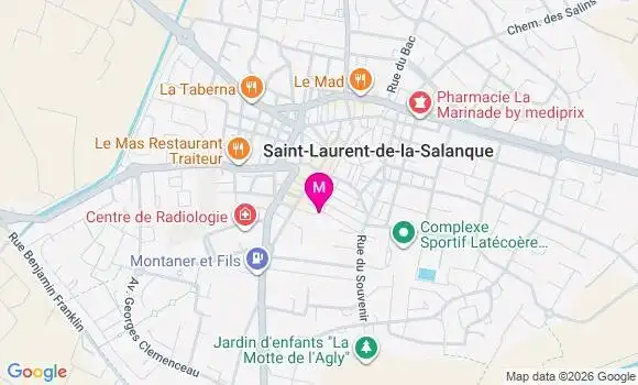 Localisation Mtre Chagny Caroline