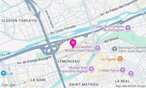 Localisation Mtre Gimbernat Valentine