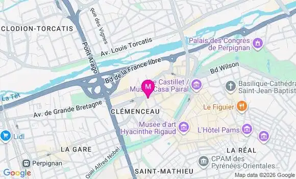 Localisation Mtre Llouquet Magali