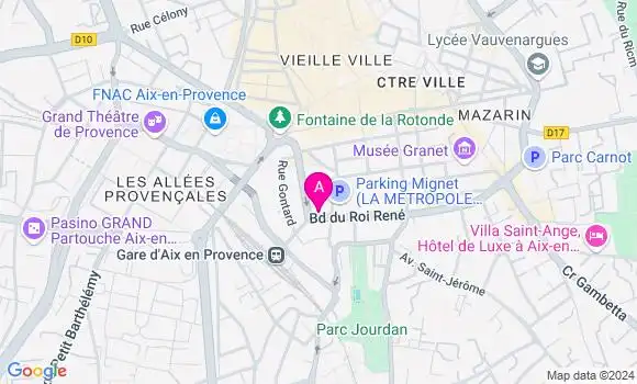 Localisation Mtre Galliano Pauline
