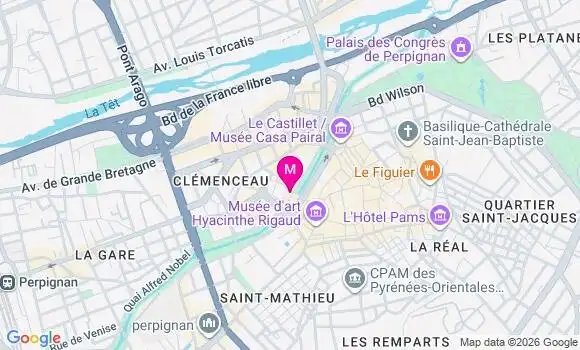 Localisation Mtre Rey Elisabeth