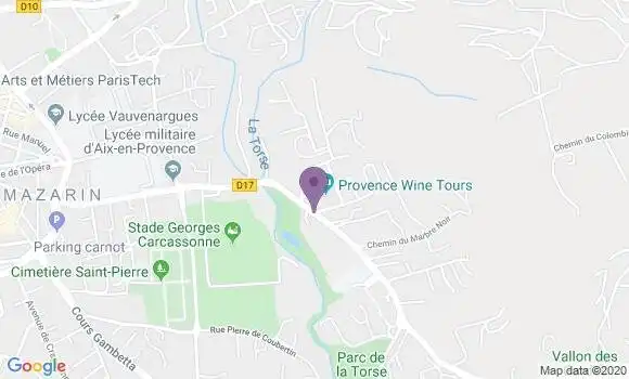 Localisation Mtre Gallissaires Catherine