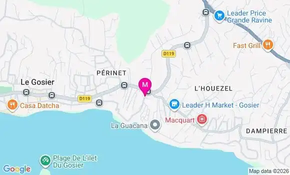 Localisation Mtre Riviere Anne