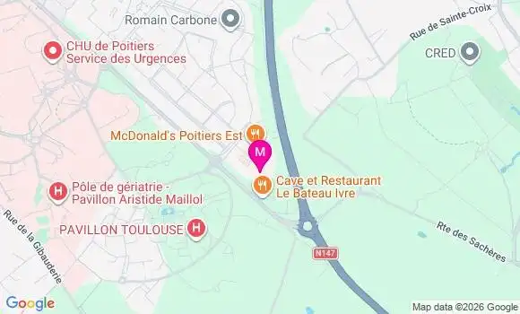 Localisation Mtre Cartier Limoges Jézabel