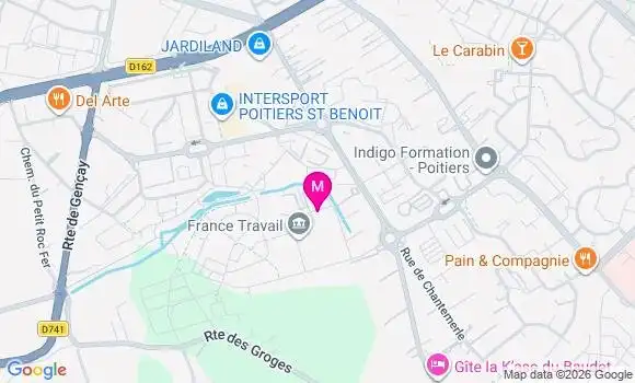 Localisation Mtre Gueret Villeret Marie Christine