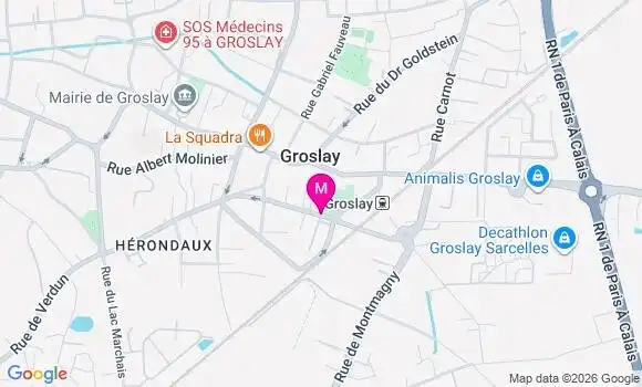 Localisation Mtre Berion Ismène