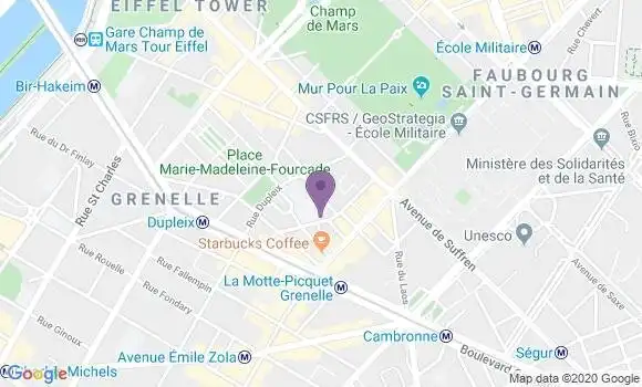 Localisation Mtre Caradet Bertrand