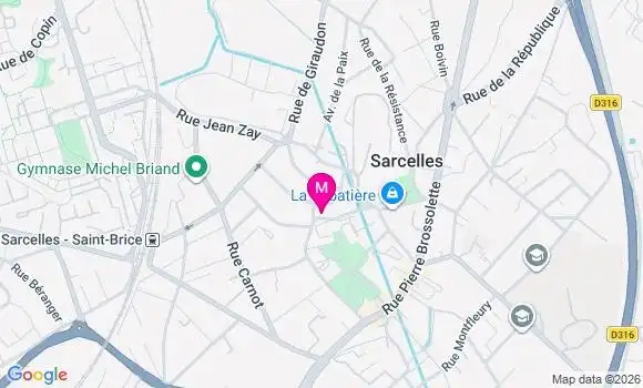 Localisation Mtre Jasmin Laetitia