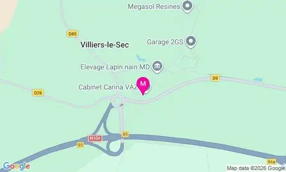 Localisation Mtre Vaz Carina
