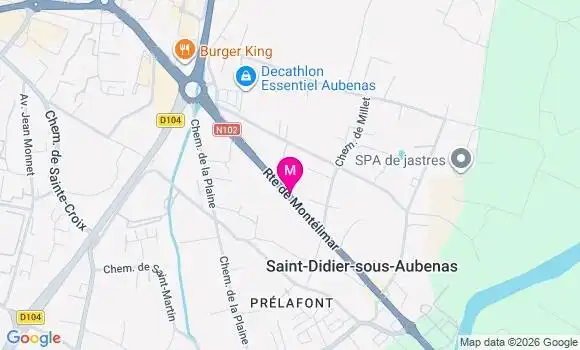 Localisation Mtre Arcis Alexandra