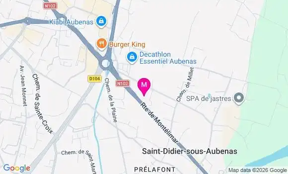 Localisation Mtre Audigier Julien