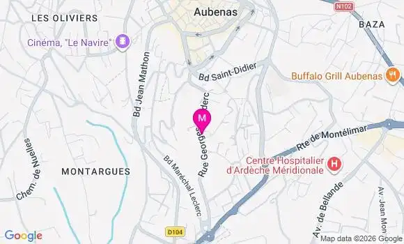Localisation Mtre Mathieu Lou