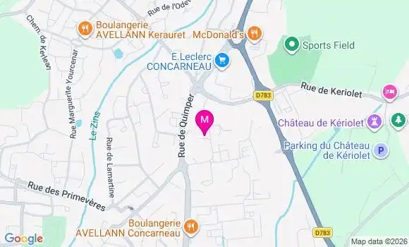 Localisation Mtre Le Bourhis Noémie