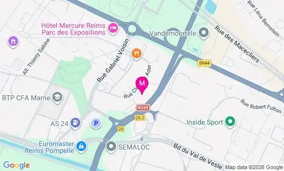 Localisation Mtre Choutet Guillaume
