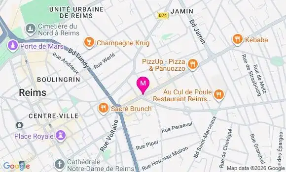Localisation Mtre De Bruyn Lorraine