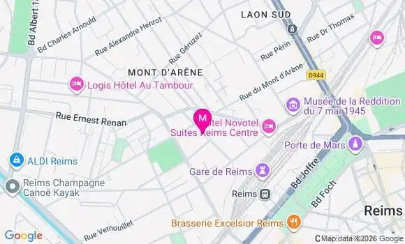 Localisation Mtre Errard Charlotte