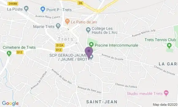 Localisation Mtre Gaset Caroline