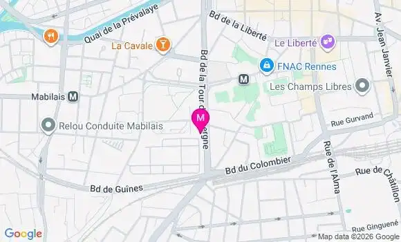 Localisation Mtre Barthe Fabien