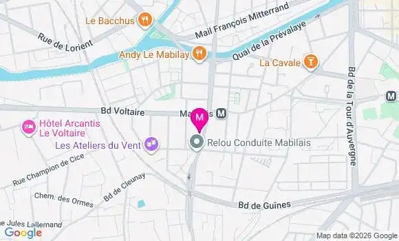 Localisation Mtre Carmes Anne