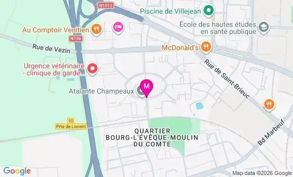 Localisation Mtre Coeuret Marion