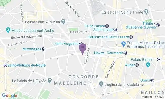Localisation Mtre Chauvet Leca Ghislaine