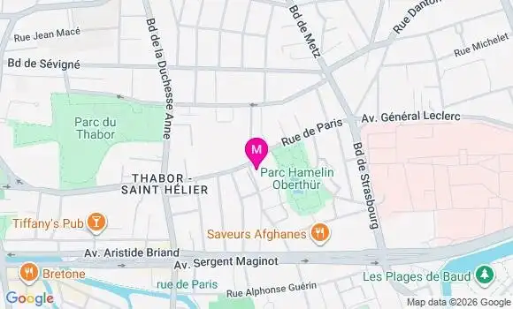 Localisation Mtre David Nolwenn