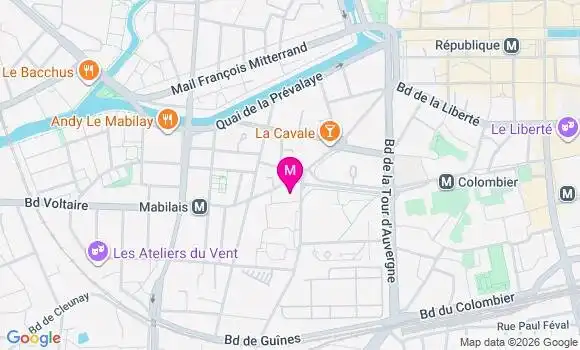Localisation Mtre Degroote Pierre Antoine